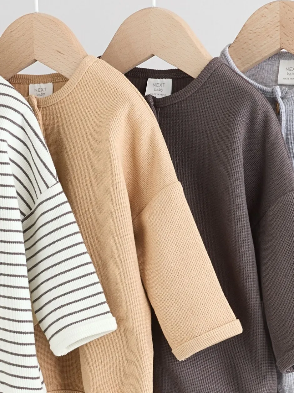 Tops|T-Shirts*Next - Baby T-shirts met lange mouwen 4 stuks (0mnd-2jr) Mono Streep