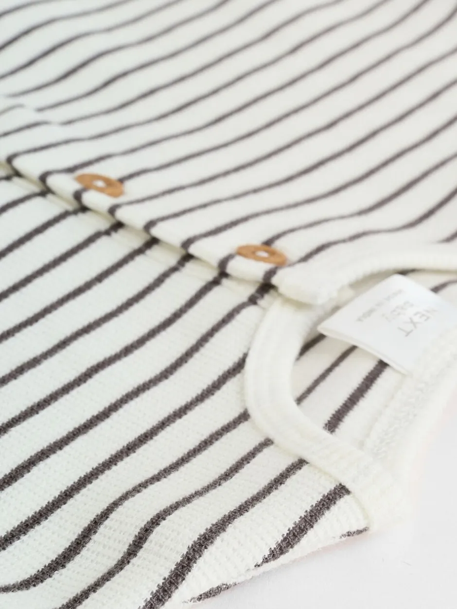 Tops|T-Shirts*Next - Baby T-shirts met lange mouwen 4 stuks (0mnd-2jr) Mono Streep