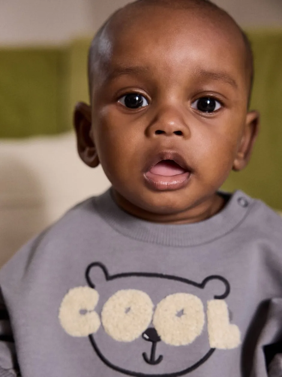 Truien En Breisels|Joggingbroeken|Next Monochroom - Baby sweatshirt en joggingbroek set (0mnd-2jr)