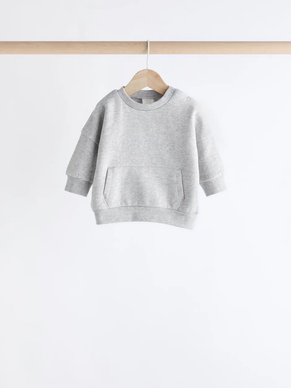 Sets En Combisets|Multipacks*Next Monochroom - Baby Sweatshirt en Joggingbroeken Set 6 stuks (0mnd-3jaar)