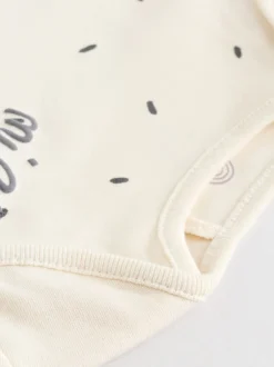 Multipacks|Rompertjes En Hemdjes|Next - Set van 5 rompers met lange mouwen Monochroom