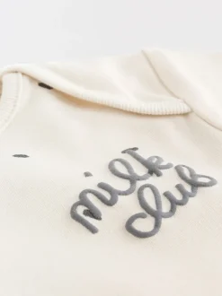 Multipacks|Rompertjes En Hemdjes|Next - Set van 5 rompers met lange mouwen Monochroom