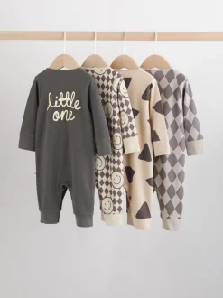 Multipacks|Babypakjes En Babypyjama's*Next - Verpakking van 4 babypyjama's (0 mnd-3 jr) Monochroom