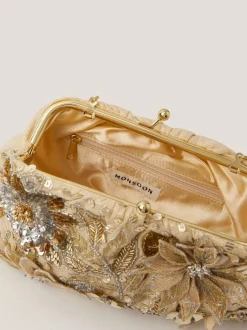 Tassen En Portemonnees|Monsoon Bloom Floral Embellished Clutch Bag