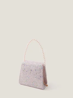 Gelegenheidskleding|Tassen*Monsoon Bow Glitter Bag & Hair Clips Set
