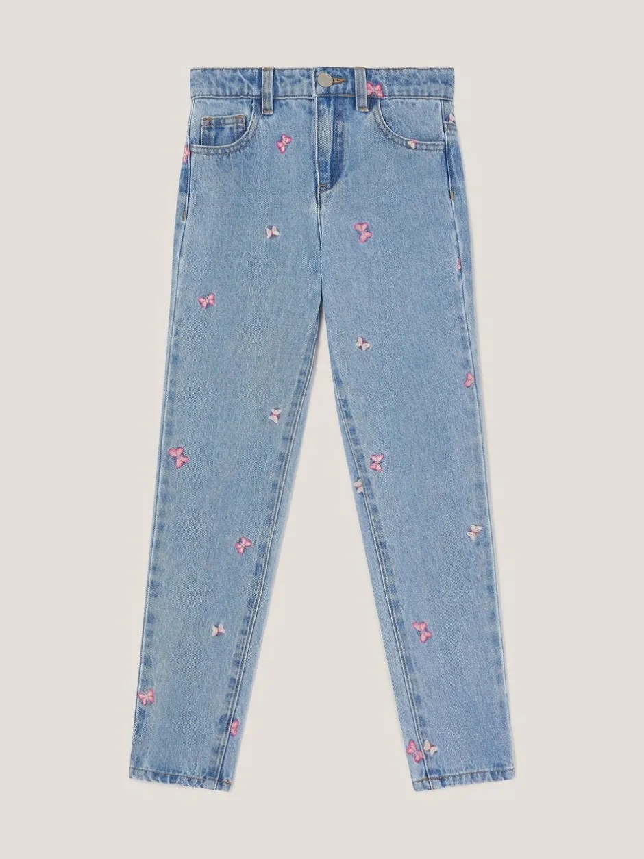 Jeans*Monsoon Butterfly Embroidered Straight Leg Jeans