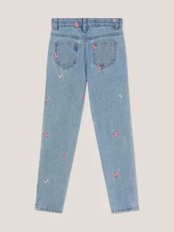 Jeans*Monsoon Butterfly Embroidered Straight Leg Jeans