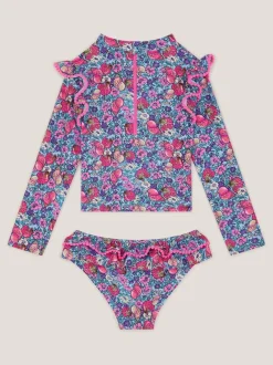 Badkleding|Badkleding|Monsoon Floral Shell Print UPF50+ Long Sleeve Swim Set