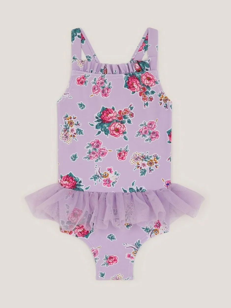 Badkleding|Monsoon Floral Tutu Swimsuit