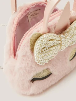 Tassen|Monsoon Fluffy Bow Unicorn Handbag