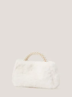 Tassen*Monsoon Fluffy Pearl Handle Bag