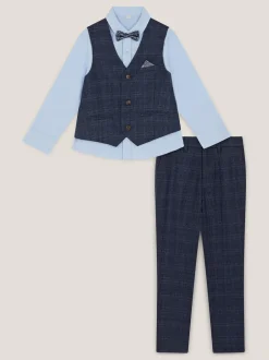 Gelegenheidskleding|Kostuums En Herenvesten|Monsoon Four-Piece Oliver Check Suit