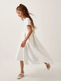 Gelegenheidskleding|Jurken|Monsoon Isabella Short Sleeve Pearl Effect Embellished Dress