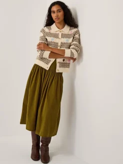 Rokken*Monsoon Jenny Corduroy Midi Skirt