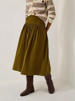 Rokken*Monsoon Jenny Corduroy Midi Skirt