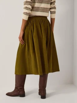 Rokken*Monsoon Jenny Corduroy Midi Skirt