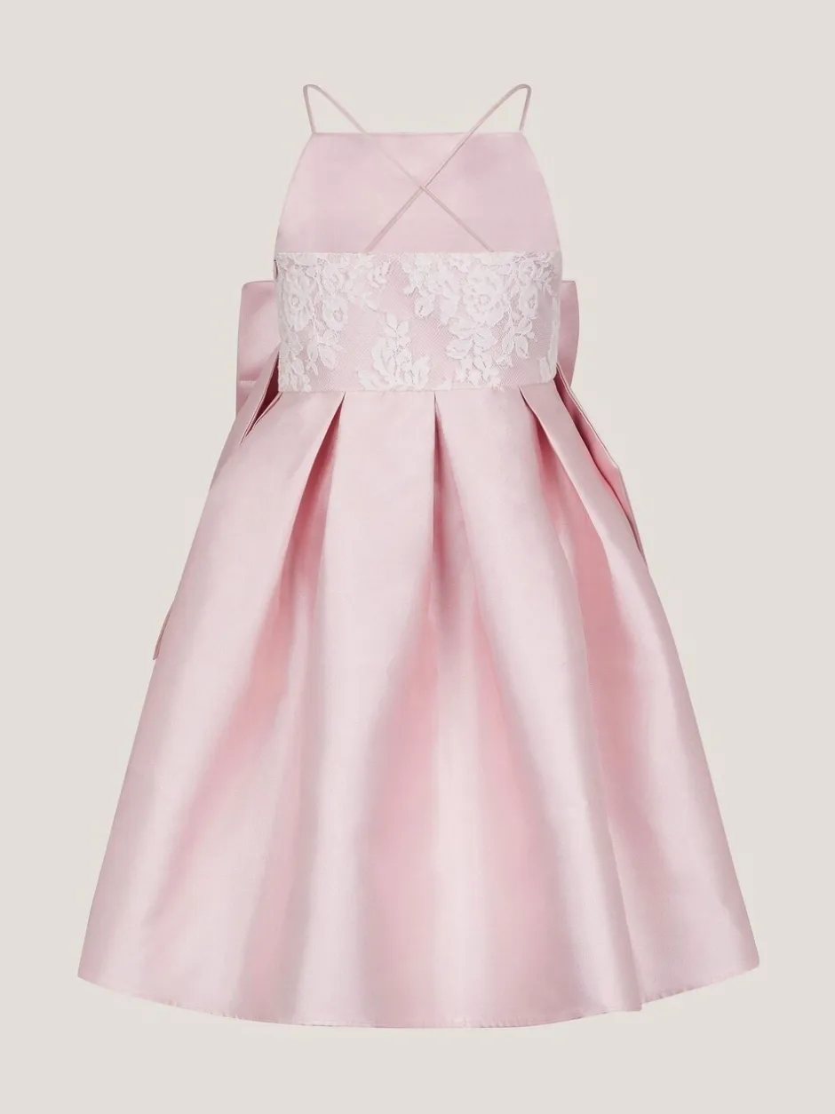 Gelegenheidskleding*Monsoon Juniper Satin Lace Bow Bridesmaid Dress