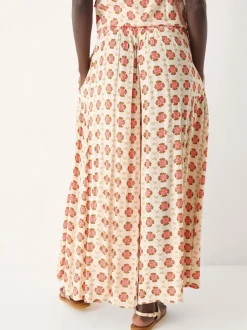 Broeken*Monsoon Maddie Floral Print Wide Leg Trousers