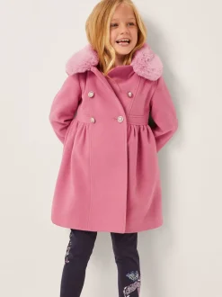Jassen, Jacks En Kinderwagenpakjes|Jassen En Jacks|Monsoon Natalia Double breasted jas met imitatiekraag