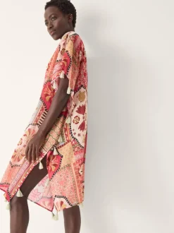 Mutsen, Handschoenen En Sjaals*Monsoon Patti Tile Print Mini Kaftan
