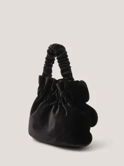 Tassen*Monsoon Pearl Bow Velvet Bag