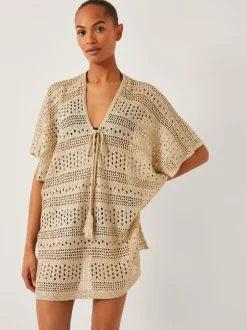 Mutsen, Handschoenen En Sjaals*Monsoon Rosa Knit Mini Kaftan