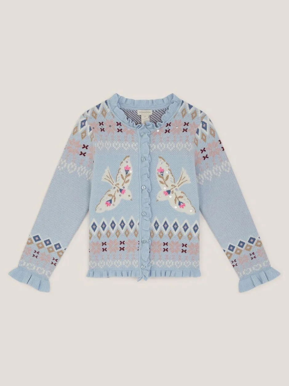 Gebreide Kleding|Monsoon Swallow Fairisle Pattern Cardigan
