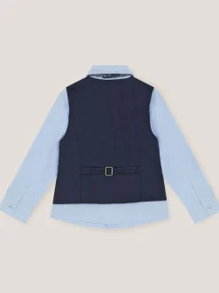Kostuums En Herenvesten*Monsoon Three-Piece Oliver Check Waistcoat & Shirt Set