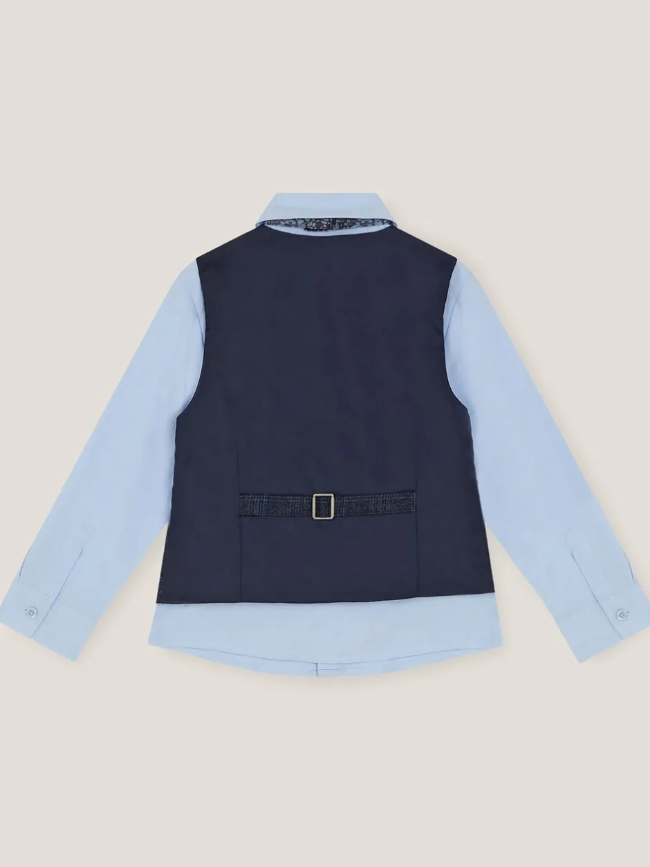 Kostuums En Herenvesten*Monsoon Three-Piece Oliver Check Waistcoat & Shirt Set
