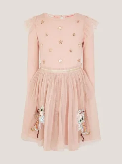 Gelegenheidskleding|Jurken|Monsoon Unicorn Embellished Disco Dress