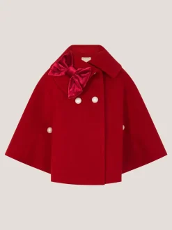 Badkleding*Monsoon Velvet Bow Cape