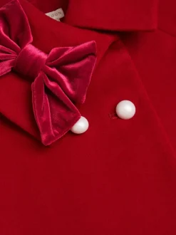 Badkleding*Monsoon Velvet Bow Cape