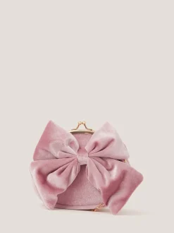 Tassen*Monsoon Velvet Bow Clip Frame Bag