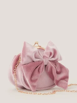 Tassen*Monsoon Velvet Bow Clip Frame Bag