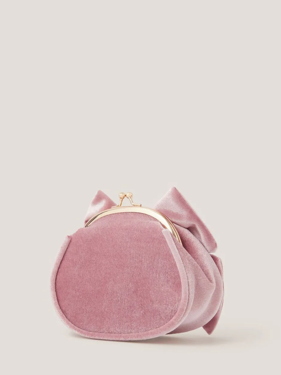 Tassen*Monsoon Velvet Bow Clip Frame Bag