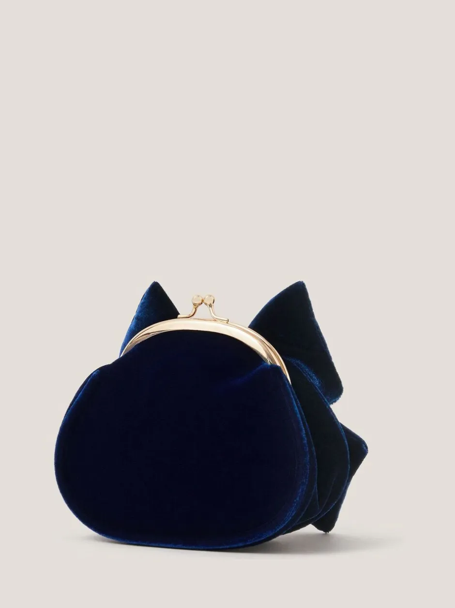 Tassen*Monsoon Velvet Bow Clip Frame Bag