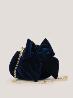 Tassen*Monsoon Velvet Bow Clip Frame Bag