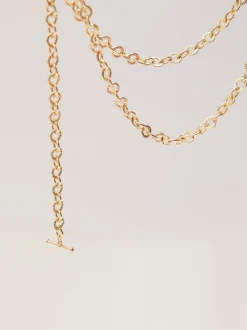 Ceintuurs*Mood riem met gepolijste textuurschakels