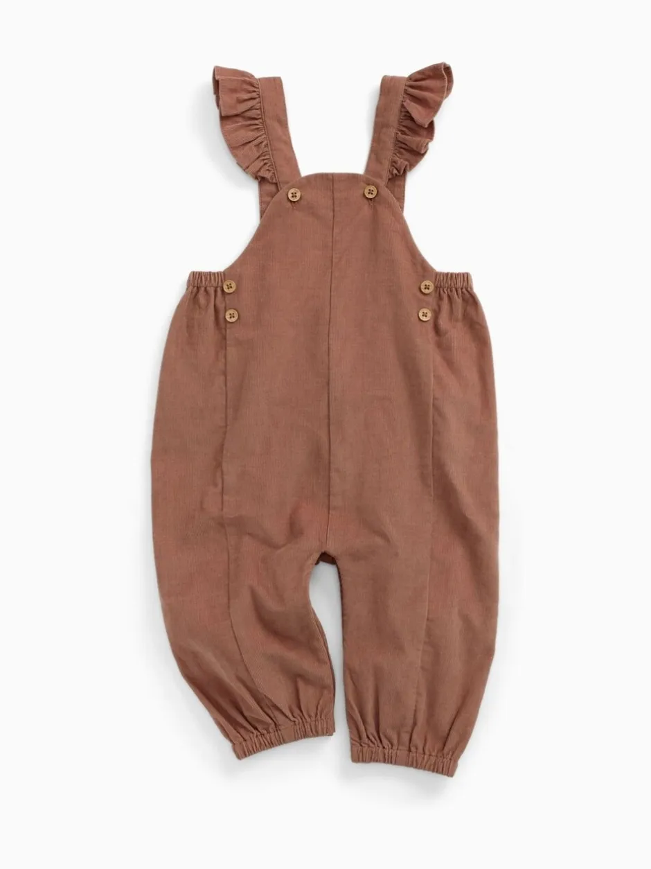 Tuinbroeken*Mori Frilled Corduroy Dungarees