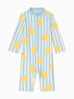 Badkleding*Mori Stripe UPF 50 Swimsuit