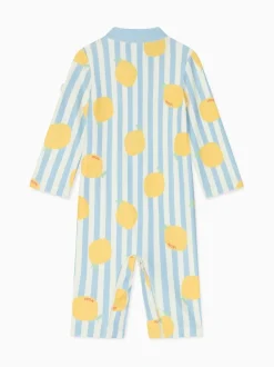 Badkleding*Mori Stripe UPF 50 Swimsuit