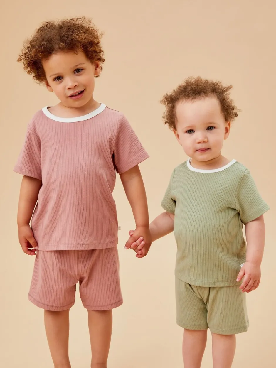 Shorts|Mori Supersoft Ribbed Stretch Shorts