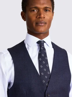 Vesten|MOSS Slim Twisted Suit Waistcoat