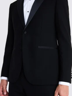 Smokings En Feestkleding*MOSS Slim Wool Notch Lapel Tuxedo Suit Jacket