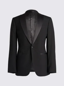 Smokings En Feestkleding|MOSS Tailored Peak Lapel Wool Tuxedo Suit Jacket