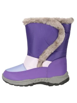 Boots*Mountain Warehouse Caribou kindersneeuwlaarzen met netbont en sherpa voering