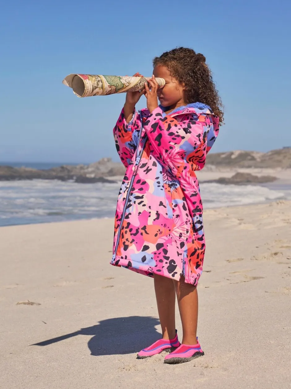 Kamerjassen*Mountain Warehouse Tidal bedrukte waterdichte omkleedjas voor kinderen