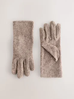 Mutsen, Handschoenen En Sjaals*Next Moutkleurig - Fleece handschoenen