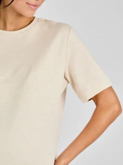 Moederschap*Jojo Maman Bébé Moutkleurig - - Oversized boyfriend zwangerschaps-T-shirt