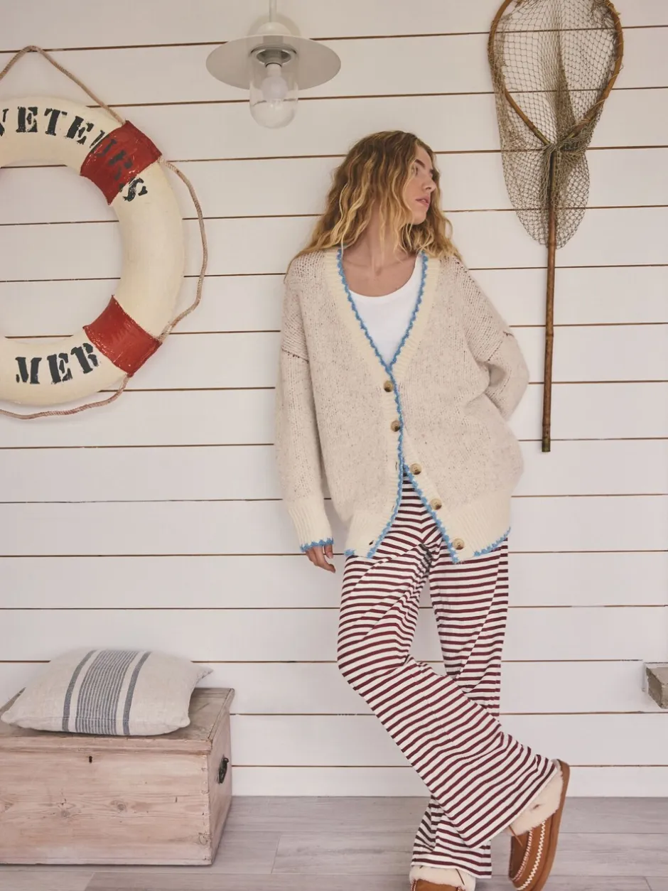 Gebreide Kleding|Next Moutkleurig - Lobster Button Cardigan
